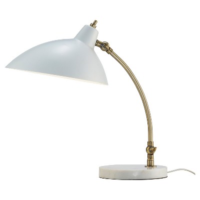 15" x 18" Peggy Desk Lamp White - Adesso