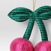 3" Christmas Fabric Disco Cherries Ornament - Wondershop™ - 3 of 3