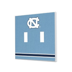 NCAA ACC Universities Stripe Hidden-Screw Light Switch Plate for Double Toggle - 1 of 4