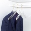HomeCube USA Clear Acrylic Clothes Hangers with Gold Hooks, Elegant, Durable & Heavy Duty, Perfect For Home & Boutique Use - 3 of 4