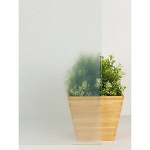 Set of 2 (18"x158") Fablon Frost Window Film Set: Privacy Frosted Vinyl, Botanical & Shapes Pattern, Clear - 1 of 3