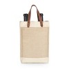 NFL Tampa Bay Buccaneers Pinot Jute Insulated Wine Bag - Beige - 3 of 4
