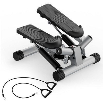 JIONJOY Home Mini Stair Stepper with Resistance Bands for Full - Body Workout