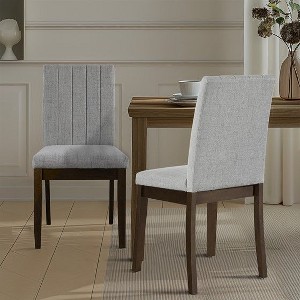 NicBex Mid Century Vintage Dining Chairs Set of 2 with Upholstered High Back,Stylish Accent Chairs for Dining Room,Kitchen,Office - 1 of 4