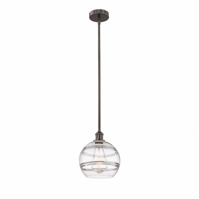 Rochester - 1 Light Stem Hung Mini Pendant In Industrial Style-11.13 Inches Tall and 10 Inches Wide