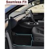 TruAIR Custom Fit Floor Mats for 2020-2023 Tesla Model Y (5-Seater) - 6-Piece Set, Full Coverage Liners (6-Pack, Black) - 4 of 4