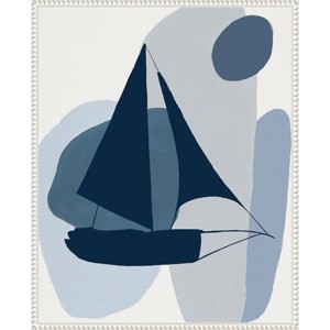 23"x28" Modern Sails I by Patricia Pinto: Large Abstract Art, Framed - Amanti Art - 1 of 4