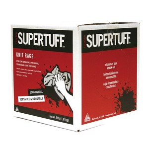SuperTuff - Cotton - Knit Rags - White - 12 in. - 1 of 1
