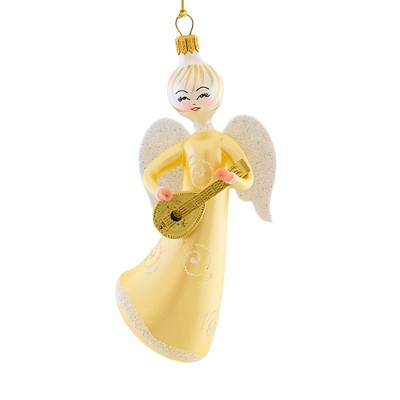 Italian Ornaments 6.0 Inch Seraphina's Song Gold Christmas Angel Ornament Tree Ornaments