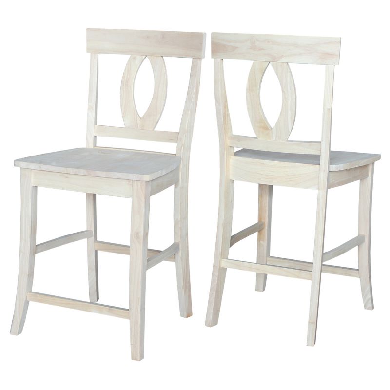 Counter Height Barstool Verona Unfinished - International Concepts, 3 of 5