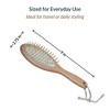 Evideco French Home Goods Natural Wooden Hair Brush with Rounded Bristles - 4 of 4