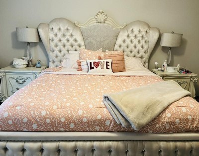 12pc King Floral Boho Comforter & Sheets Set Terracotta Pink - Threshold™ :  Target