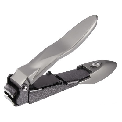 Unique Bargains Nail Clippers Set Fingernail Toenail Cutter Clippers With  Nail File Stainless Steel Gray 3 Pcs : Target