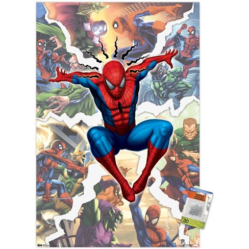 Trends International Marvel Secret Invasion - Who Do You Trust Grid  Unframed Wall Poster Print Clear Push Pins Bundle 14.725 X 22.375 : Target