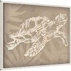 Amanti Art Batik Sea Turtle I by June Erica Vess Framed Wall Art Print - 2 of 4