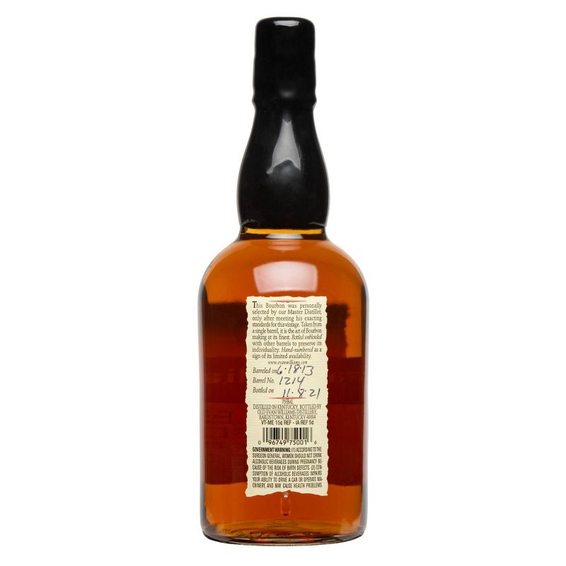 Evan Williams Single Barrel Bourbon Whiskey - 750ml Bottle, 5 of 6