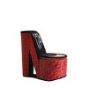 CAVINAS 9" Tall Display Jewelry Box with Hooks High Heel Shoe Design Jewelry Armoire Organizer - 2 of 4