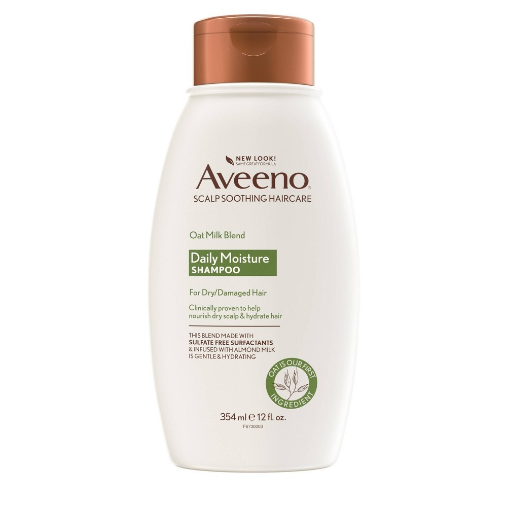 Photos - Hair Product Aveeno Scalp Soothing Oat Milk Blend Shampoo - 12 fl oz 
