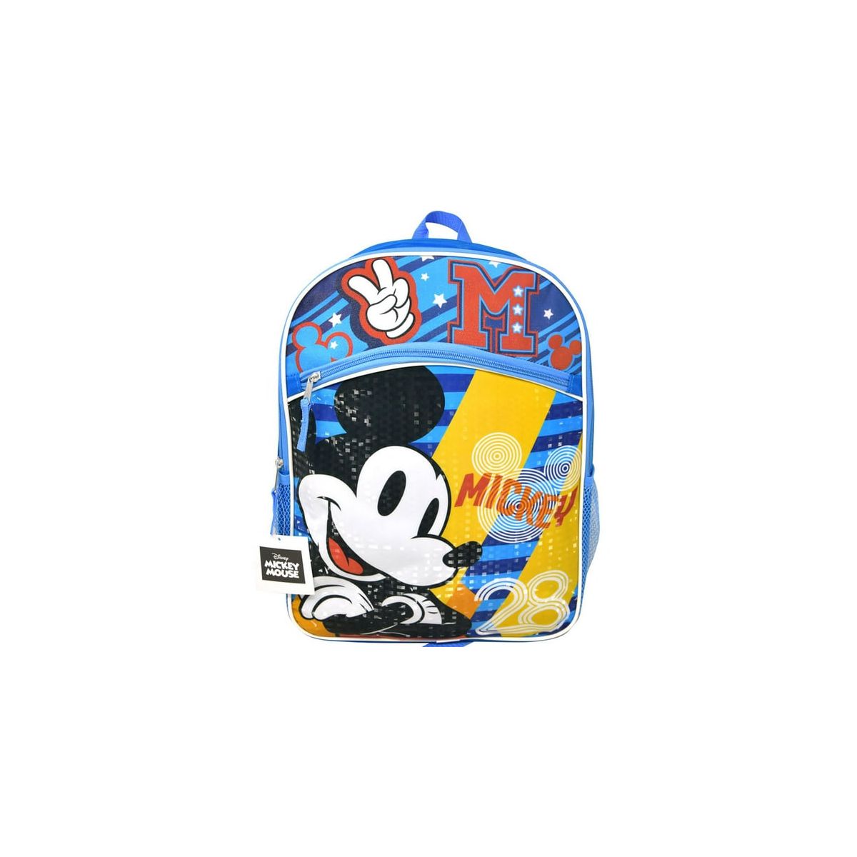 Disney Mickey Mouse Large Backpack Blue 16"