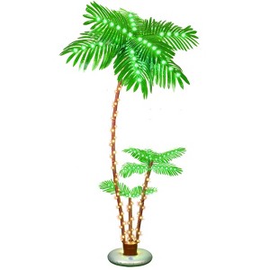 Oumilen 7ft LED Artificial Fake Palm Trees Lights - 1 of 1