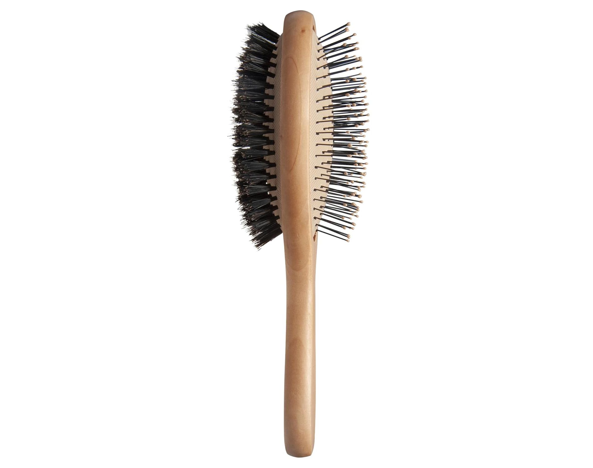 Diane 2-in-1 Premium Double Sided Hair Brush, Detangling and Smoothing Hair Brush with Flexible Pins and Nylon-Reinforced Boar Bristles