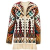 Collections Etc Southwest Zip Front Sweater - 4 of 4