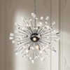 Rennnsan Volette 25"W 12-Light Sputnik Dandelion Crystal Modern Dimmable Chandelier in Silver - 2 of 4