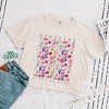 Simply Sage Market Women's Sunshine State of Mind Flowers Short Sleeve Relaxed Fit Cropped Tee - 2 of 4
