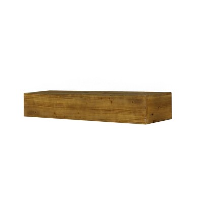 VIP Wood 23.75 in. Brown Sturdy Floating Shelf