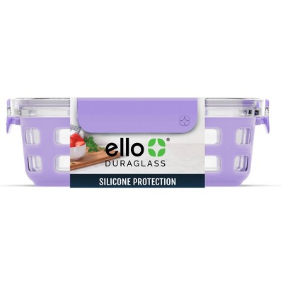 Ello 3.4 Cup Glass Food Storage Container - Purple