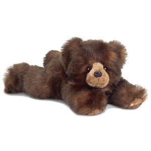 Bearington Snuggly Ben Plush Stuffed Animal Brown Grizzly Bear, 14" - 1 of 4