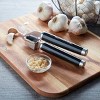 KitchenAid Classic Garlic Press: Stainless Steel Mincer & Crusher, Dishwasher-Safe, Black - 3 of 4