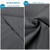 2 Pack Brushed Microfiber Super Soft Euro Pillow Shams, 26x26 Inches - NTBAY - 3 of 4