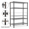 AndMakers 4 Tiers Steel Adjustable Household Shelving Unit (23.6 in. W x 53.4 in. H x 13.7 in. D) - 4 of 4