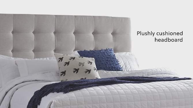 Dolante Queen Upholstered Bed Beige - Signature Design by Ashley, 2 of 15, play video
