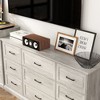 FUFU&GAGA Light - toned Wood - grain Drawer Cabinets: Custom Combinations, Ample Storage for Home - 3 of 4