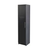 Okak Elegent Tall Cabinet, Storage Cabinet with 1 Doors and 4 Shelves, Kitchen Cabinet for Living Room, Hallway and Office, Black - 4 of 4