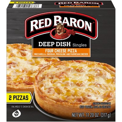 Red Baron French Bread, Pepperoni Pizzas, Singles, 2 Pack