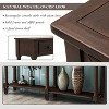 LOVMOR Console Table Sofa Table Easy Assembly with Two Storage Drawers and Bottom Shelf for Living Room, Entryway - 4 of 4