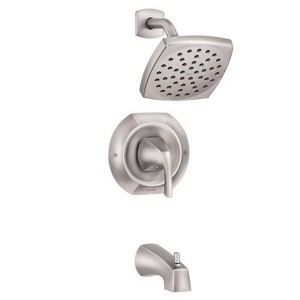 Moen Lindor 1-Handle Brushed Nickel Tub and Shower Faucet - 1 of 1