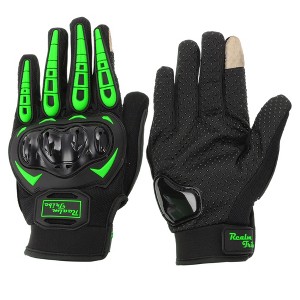 Unique Bargains Motorcycle Gloves Full Finger Gloves Nylon Outdoor Glove 1 Pair - 1 of 4