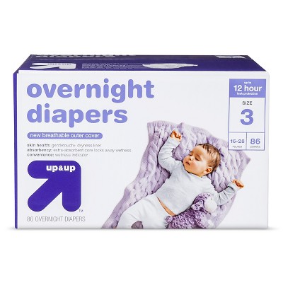 target overnight diapers size 6