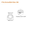 Unique Bargains 304 Stainless Steel Screw Bolt Electronic Repair Automotive Ultra Thin Flat Washers - 2 of 4