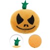 Unique Bargains Smirking Pumpkin Cat Teaser Toys Orange 1 Pc - 3 of 3