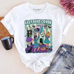 Retro Easy-Bake Coven Horror Movie T-Shirt, Funny Retro Witch Halloween Tee | OrnamentallyYou - 1 of 4