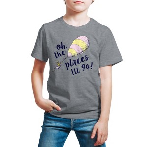 Boys' - Dr. Seuss - Oh The Places I'll Go Short Sleeve Graphic T-Shirt - 1 of 4