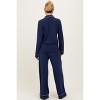 Pinkblush Dark Navy Button Down Top Wide Leg Pant Maternity Pajama Set - 3 of 3