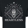 Women's - Disney Villains - Maleficent Heartless Cropped Graphic T-Shirt - 2 of 4