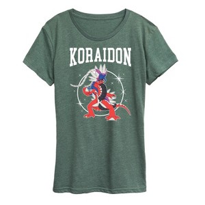 Women's - Pokémon - Koraidon Collegiate Short Sleeve Graphic T-Shirt - 1 of 4