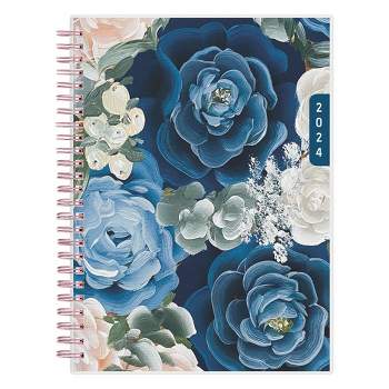 WAAV 2024 Planner with Notes Pages Weekly/Monthly 5.875"x8.625" Frosted Cover Judith